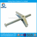 Proveedor de China tornillos de palanca de muelle de zinc galvanizado / ancla de pared